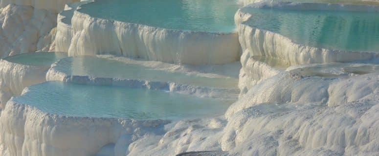 pamukkale, sintered lime terraces, calcium