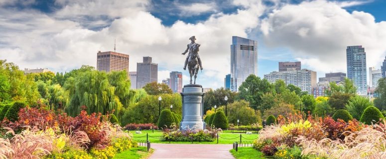 Public Garden in Boston, Massachusetts