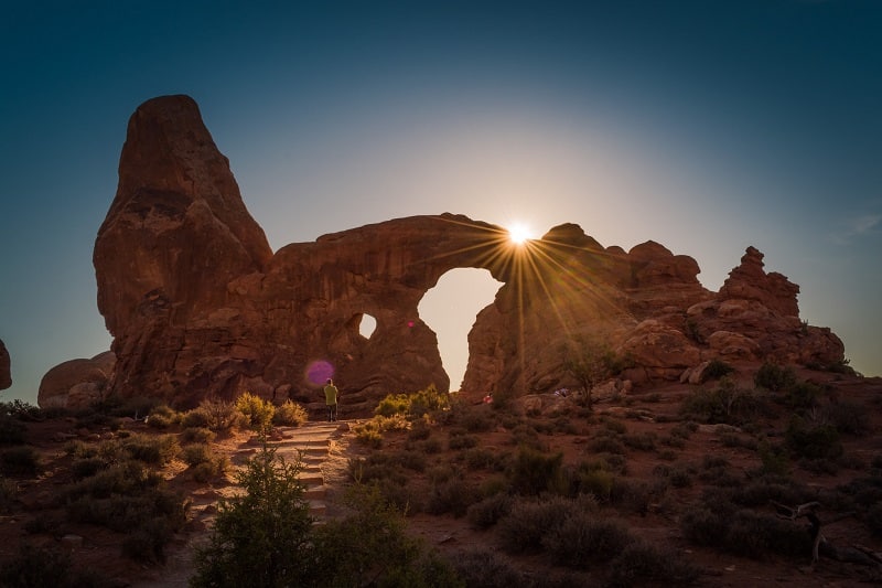 Sunset at Arches National Park