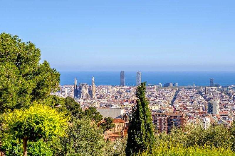 Barcelona Cityscape Overlook