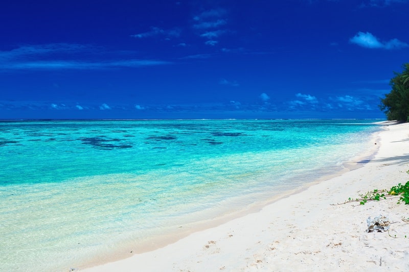 Rarotonga Beach on Cook Islands