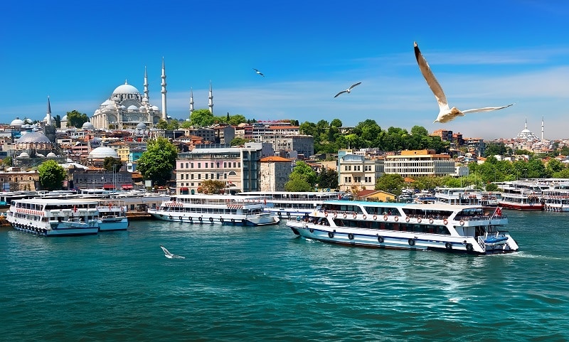 Boats in Istanbul