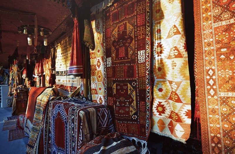 Carpet shop at the Street Market Istanbul
