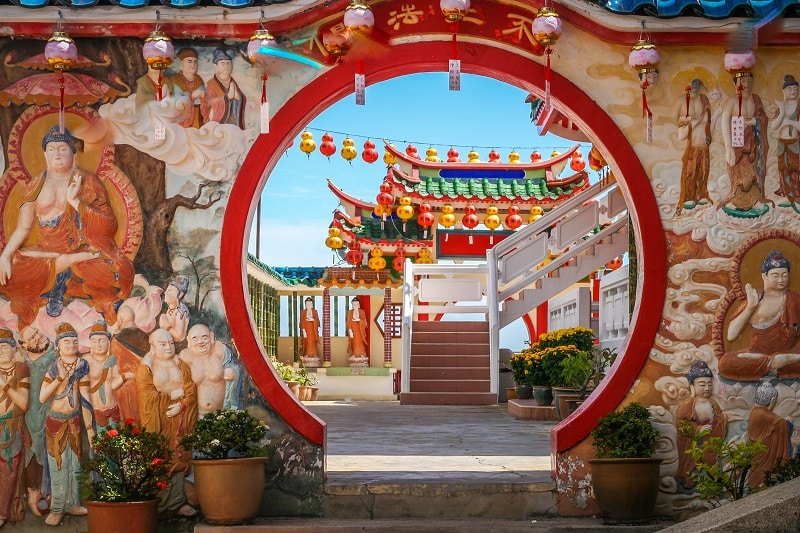 Decorations in Kek Lok Si Temple