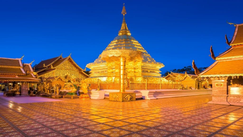 Wat Phra That Doi Suthep Temple of Chiang Mai, Thailand