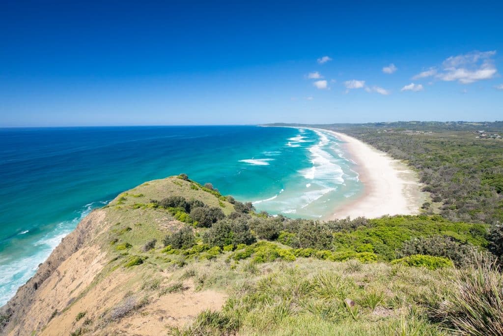 Tallows Beach in Byron Bay