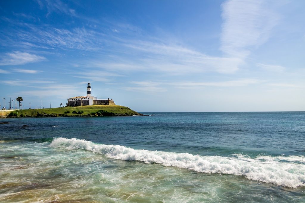 Barra lighthouse and beach in Salvador