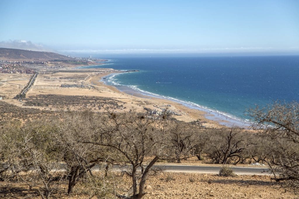 Beach in Agadir, Morocco