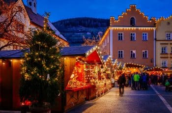 Christmas Market, Vipiteno, Sterzing, Bolzano, Trentino Alto Adige, Italy