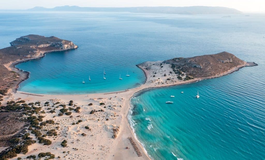 Elafonisos Greek island, Simos sandy beach