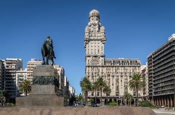 Plaza Independencia and Palacio Salvo - Montevideo, Uruguay