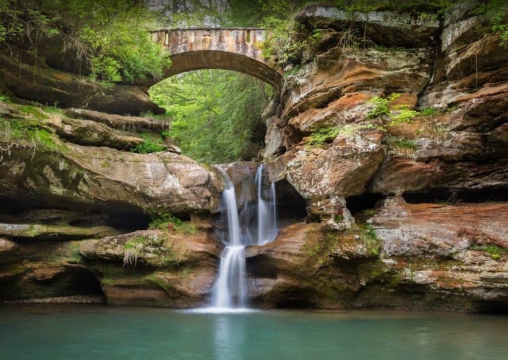 Waterfalls in Hocking Hills