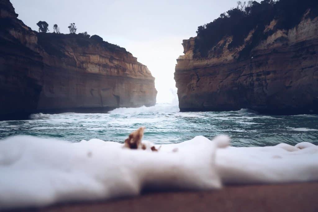 Beautiful view of loch and gorge in australia