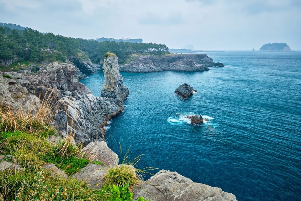 Oedolgae Rock in Jeju Island, South Korea